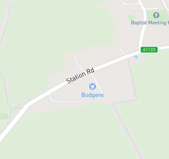 map for Bluntisham Service Station