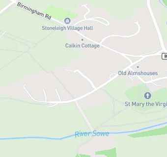 map for Stoneleigh Village Club