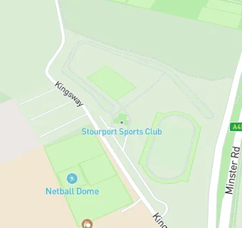 map for Stourport Sports Club