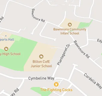 map for Bilton CofE Junior School