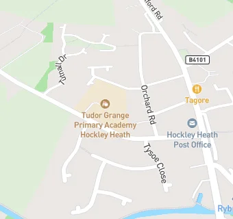 map for Tudor Grange Primary Academy Hockley Heath