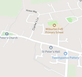 map for Wilburton Social Club