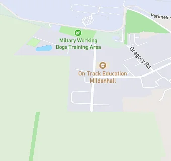 map for On Track Education Mildenhall