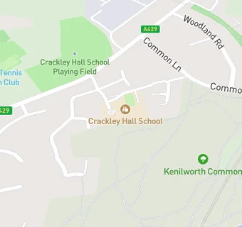 map for Crackley Hall School