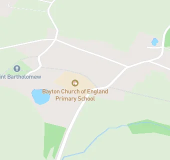 map for Bayton Village Hall