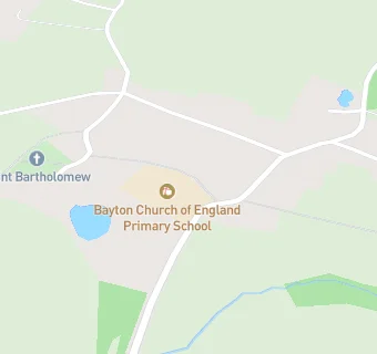 map for Bayton CofE Primary School