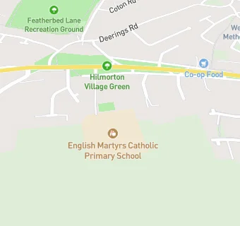 map for English Martyrs Catholic Primary School