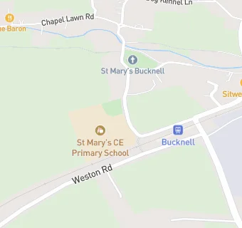 map for St Mary's CofE Primary School