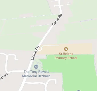 map for St Helen's Primary School