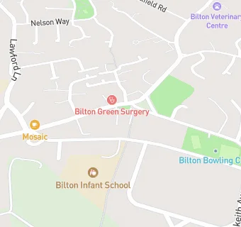 map for Heart of England Co-Operative Society Limited, Old Bilton Foodcentre