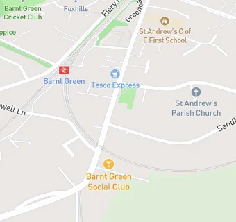 map for Barnt Green Dental