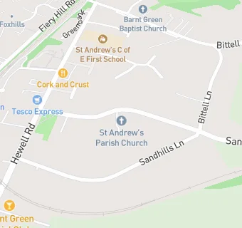 map for St Andrews Parish Centre