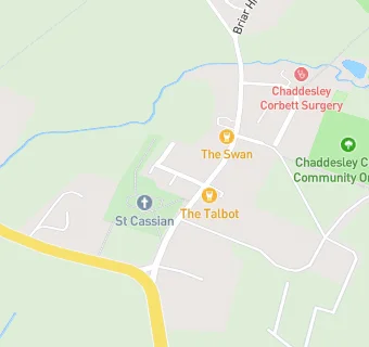 map for Chaddesley Corbett Endowed First School