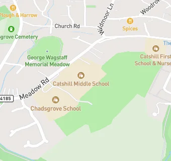 map for Shire Services At Catshill Middle School