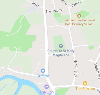 map for Leintwardine Youth Group