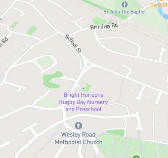 map for Bright Horizons Rugby Day Nursery and Preschool