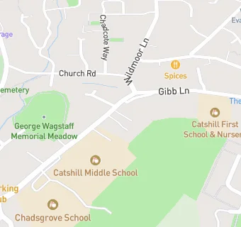 map for Chadsgrove School