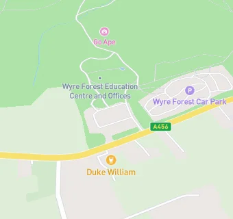 map for Park Life Café Wyre Forest At  Go Ape