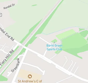 map for Barnt Green Sports Club