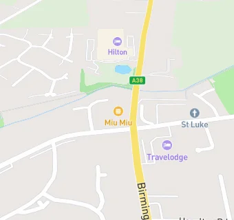 map for Marlbrook Service Station