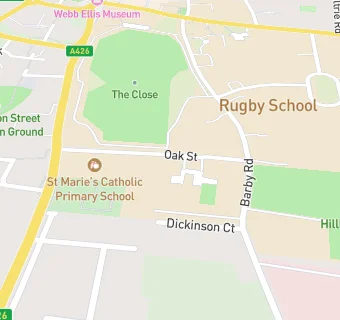 map for Bishop Wulstan Catholic School