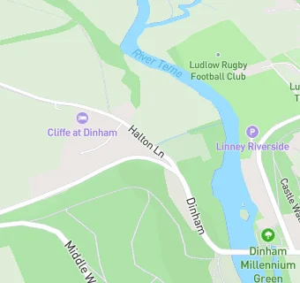 map for The Cliffe At Dinham