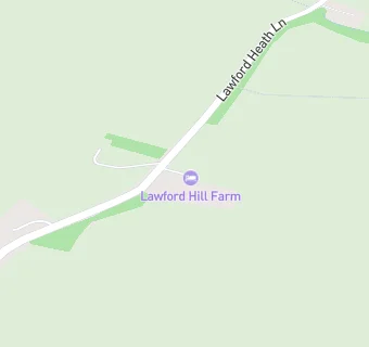 map for Lawford Hill Farm