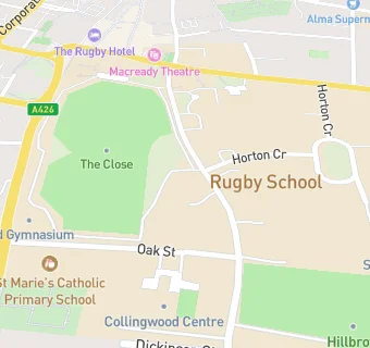 map for Chartwells at School Field House (Rugby Scho