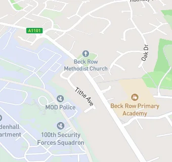 map for Compass at Beck Row Academy