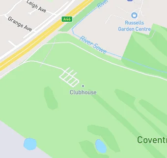 map for Coventry Golf Club