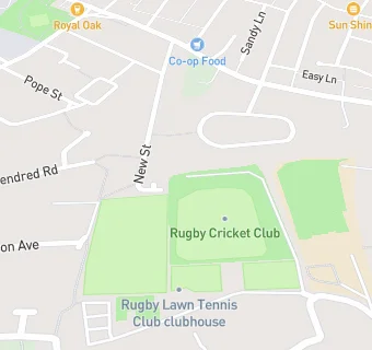 map for Rugby Cricket Club