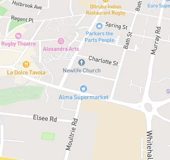 map for Alma Supermarket (Rugby) Limited