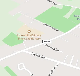 map for Lickey Hills Primary School and Nursery