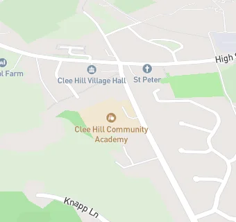 map for Clee Hill Community Primary School