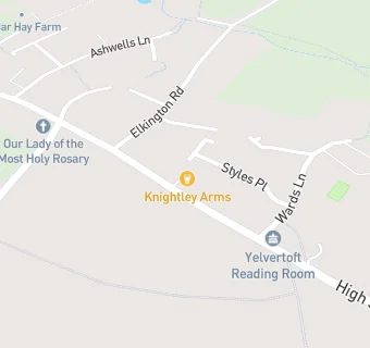 map for Knightley Arms