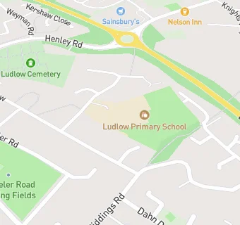 map for Ludlow Junior School