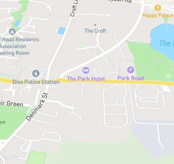 map for Diss Pavilion