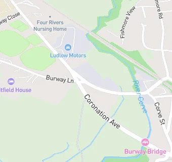 map for Applegreen Bromfield Road Service Station