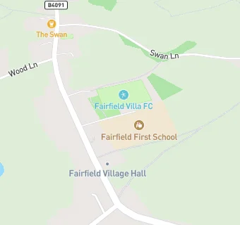 map for Fairfield First School