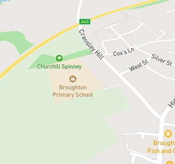 map for Broughton Primary School