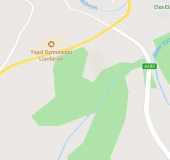 map for Ysgol Gymunedol Llanfarian