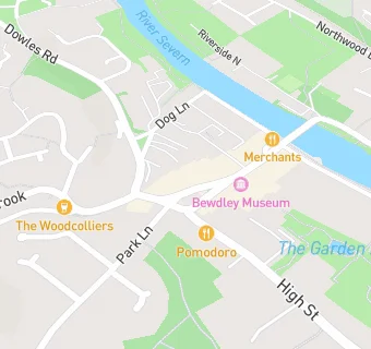 map for Bewdley Dental Practice