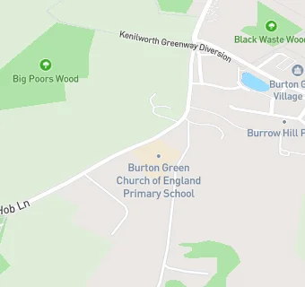 map for Burton Green CofE Primary School