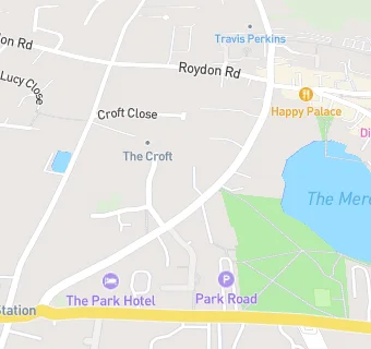 map for Diss Baptist Church