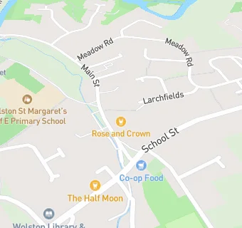 map for Rose And Crown