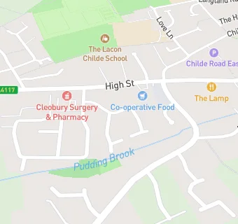 map for Cleobury Pharmacy