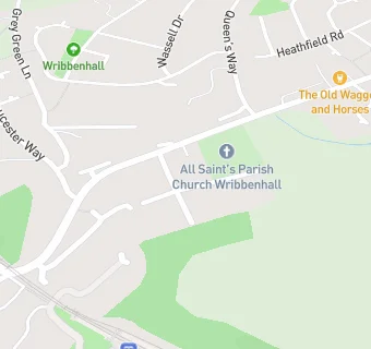 map for Wribbenhall Social Club