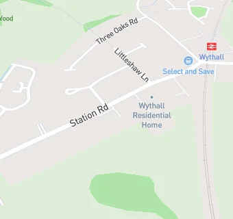 map for Wythall Pharmacy