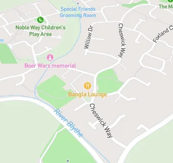 map for Cheswick Green Pharmacy