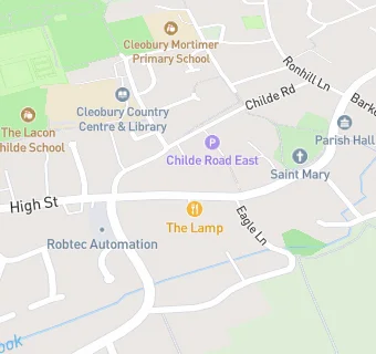 map for Cleobury Cafe